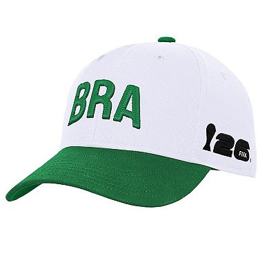 Men's Outerstuff White Brazil National Team FIFA World Cup 2026 International Snapback Hat