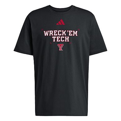 Men's adidas Black Texas Tech Red Raiders Graphic T-Shirt