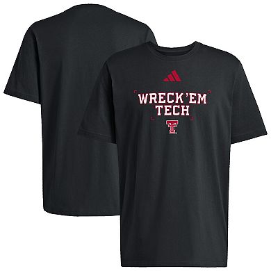 Men's adidas Black Texas Tech Red Raiders Graphic T-Shirt