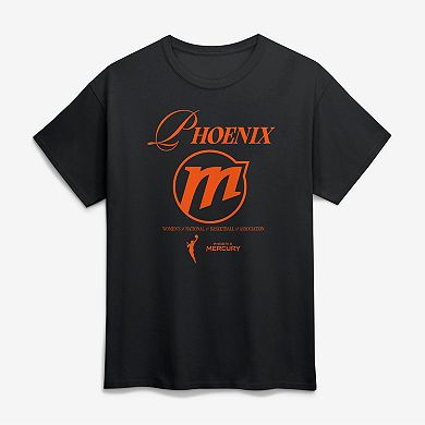 Unisex Logo Athletic Black Phoenix Mercury In Motion T-Shirt