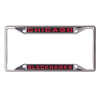 WinCraft Chicago Blackhawks Printed Metal License Plate Frame