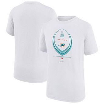 Youth Nike White Miami Dolphins Icon Legend Dri-FIT T-Shirt
