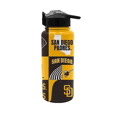 Pegasus San Diego Padres 32oz. Local Slogan Press Top Water Bottle