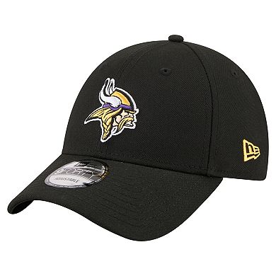 Men's New Era Black Minnesota Vikings Core Team 9FORTY Adjustable Hat