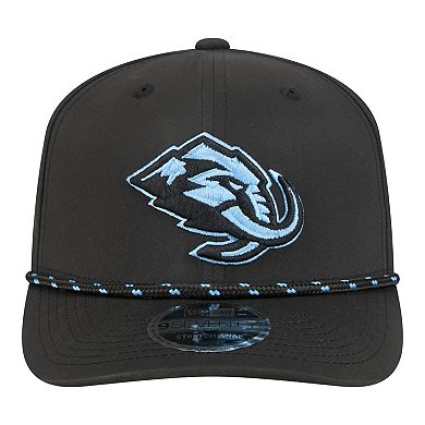 Men's New Era Black Utah Mammoth Sport Vented 9SEVENTY Rope Adjustable Hat