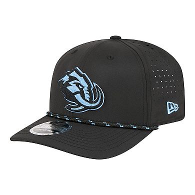 Men's New Era Black Utah Mammoth Sport Vented 9SEVENTY Rope Adjustable Hat