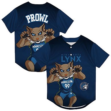 Youth Outerstuff Navy Minnesota Lynx Mascot Friend Mesh Fashion Jersey