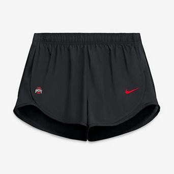 Women's Nike Black Ohio State Buckeyes Tempo Mid-Rise Dri-FIT Shorts