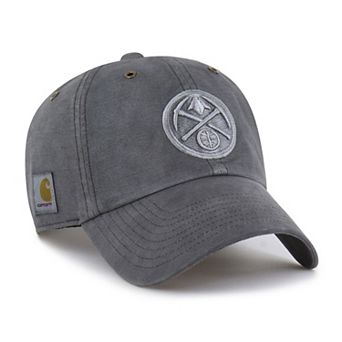 Men's Carhartt x '47 Charcoal Denver Nuggets Clean Up Adjustable Hat