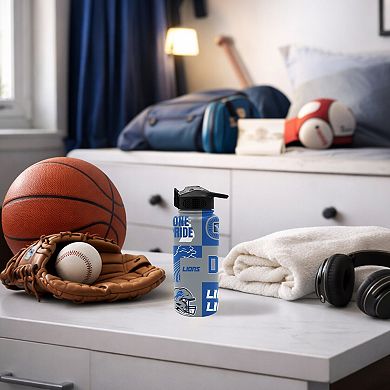 Pegasus Detroit Lions 32oz. Local Slogan Press Top Water Bottle