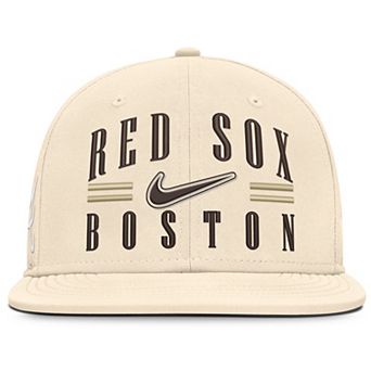 Men's Nike Natural Boston Red Sox True Dri-FIT AeroBill Fitted Hat