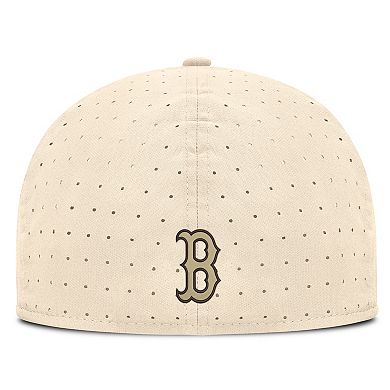 Men's Nike Natural Boston Red Sox True Dri-FIT AeroBill Fitted Hat
