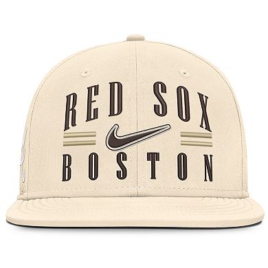 Men's Nike Natural Boston Red Sox True Dri-FIT AeroBill Fitted Hat
