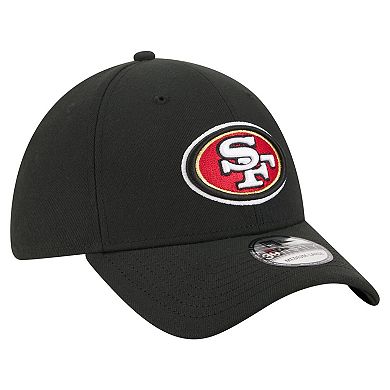 Men's New Era Black San Francisco 49ers Core Team 39THIRTY Flex Hat