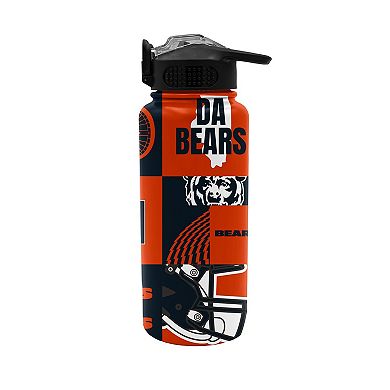 Pegasus Chicago Bears 32oz. Local Slogan Press Top Water Bottle