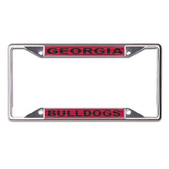 WinCraft Georgia Bulldogs Printed Wordmark Metal License Plate Frame