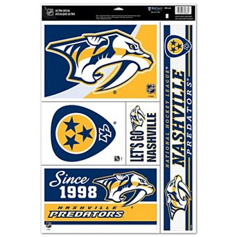 WinCraft Nashville Predators 11" x 17" Ultra Decal Sheet