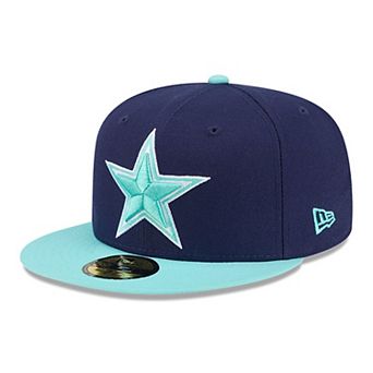 Men's New Era Navy/Light Blue Dallas Cowboys Two-Tone Color Pack 59FIFTY Fitted Hat