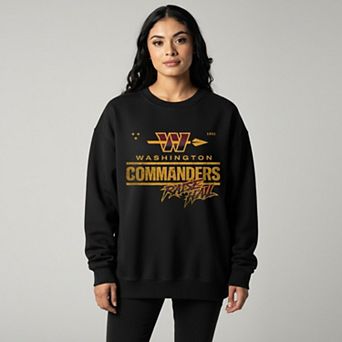 Unisex The Wild Collective Black Washington Commanders Raise Hail Logo Sweatshirt