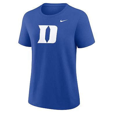 Women's Nike Royal Duke Blue Devils Primary Logo T-Shirt