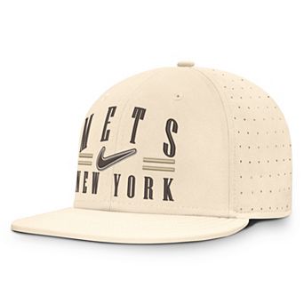 Men's Nike Natural New York Mets True Dri-FIT AeroBill Fitted Hat