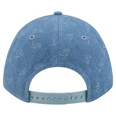 Women's New Era Denim Detroit Lions A-Frame 9FORTY Adjustable Hat