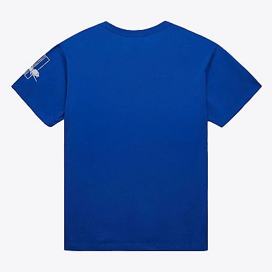 Men's Mitchell & Ness Blue Detroit Lions Head Coach Classic T-Shirt
