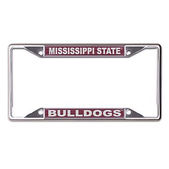 WinCraft Mississippi State Bulldogs Printed Metal License Plate Frame