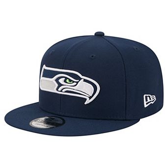 Men's New Era Navy Seattle Seahawks 9FIFTY Snapback Hat