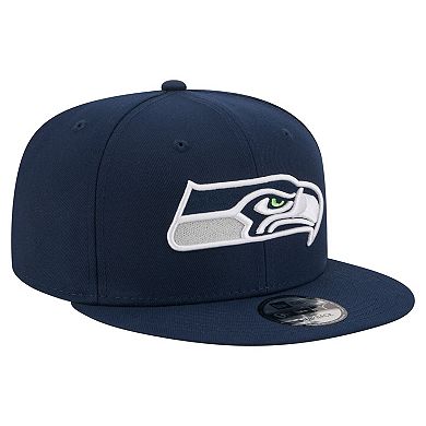 Men's New Era Navy Seattle Seahawks 9FIFTY Snapback Hat