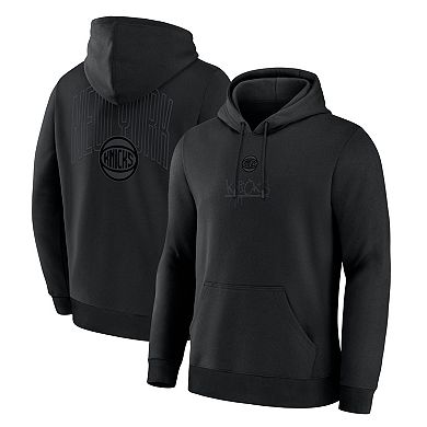 Men's Fanatics New York Knicks Black Out Hoodie