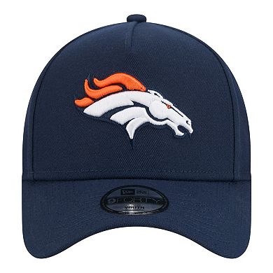 Youth New Era Navy Denver Broncos 9FORTY A-Frame Adjustable Hat