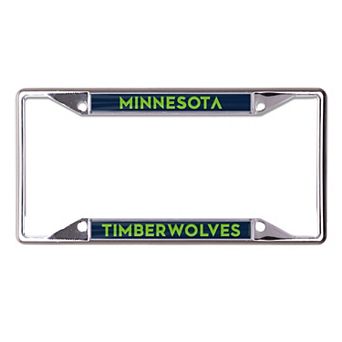 WinCraft Minnesota Timberwolves Printed Metal License Plate Frame