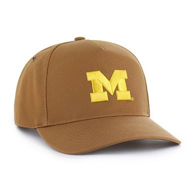 Unisex Carhartt x '47 Brown Michigan Wolverines Hitch Adjustable Hat