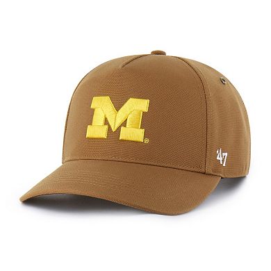 Unisex Carhartt x '47 Brown Michigan Wolverines Hitch Adjustable Hat