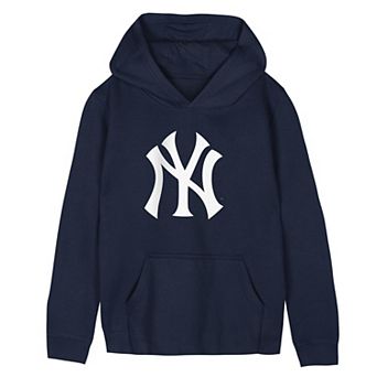 Preschool Outerstuff Navy New York Yankees Primary Logo Fleece Hoodie