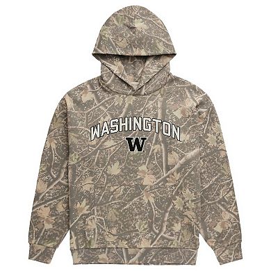 Men's Uscape Apparel Camo Washington Huskies Back Bay Fleece Hoodie