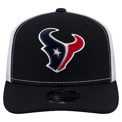 Men's New Era Navy Houston Texans 9SEVENTY Trucker Adjustable Hat