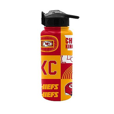 Pegasus Kansas City Chiefs 32oz. Local Slogan Press Top Water Bottle