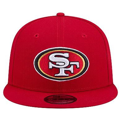 Men's New Era Red San Francisco 49ers 9FIFTY Snapback Hat