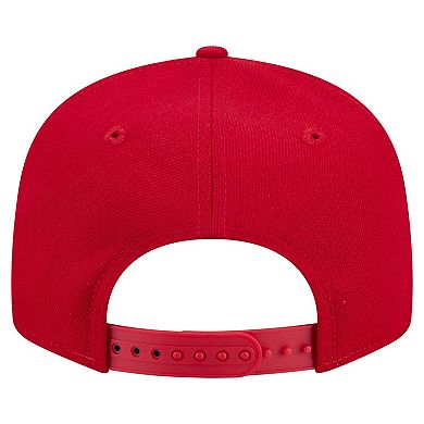 Men's New Era Red San Francisco 49ers 9FIFTY Snapback Hat