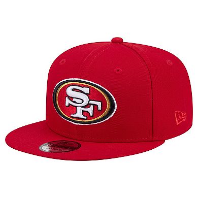 Men's New Era Red San Francisco 49ers 9FIFTY Snapback Hat