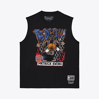 Men's Mitchell & Ness Patrick Ewing Black New York Knicks Best in Class Tank Top