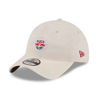 Men's New Era Beige New York Red Bulls Micro Team Logo 9TWENTY Adjustable Hat