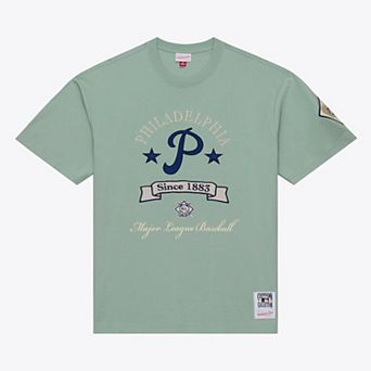 Men's Mitchell & Ness Green Philadelphia Phillies Yacht Rock T-Shirt