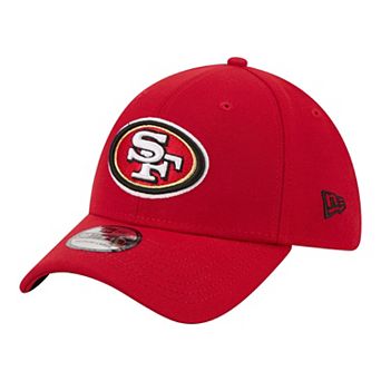Men's New Era Red San Francisco 49ers Core Team 39THIRTY Flex Hat