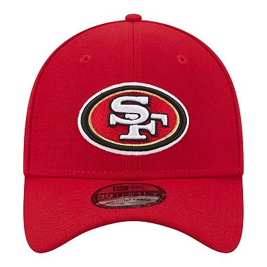 Men's New Era Red San Francisco 49ers Core Team 39THIRTY Flex Hat