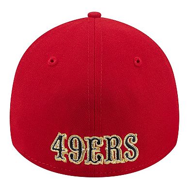 Men's New Era Red San Francisco 49ers Core Team 39THIRTY Flex Hat