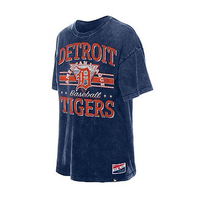 Women's New Era Navy Detroit Tigers Oversized Boyfriend T-Shirt