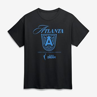 Unisex Logo Athletic Black Atlanta Dream In Motion T-Shirt